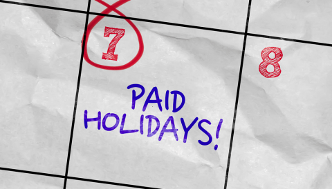 Dental Staff Holiday Pay Advice